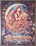 2018 Dave Matthews Band - Charlottesville I Concert Poster by Miles Tsang