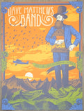 2018 Dave Matthews Band - Englewood II Silkscreen Concert Poster by Status Serigraph