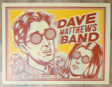 2018 Dave Matthews Band - Hartford Silkscreen Concert Poster by Methane