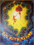 2018 Dave Matthews Band - Holmdel Silkscreen Concert Poster by James Flames