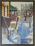 2018 Dave Matthews Band - Philadelphia Silkscreen Concert Poster by Landland