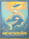 2019 Dave Matthews Band - Maryland Heights Silkscreen Concert Poster by Arno Kiss
