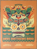 2019 Dave Matthews Band - Mexico Silkscreen Concert Poster by Jose Garcia
