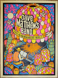 2019 Dave Matthews Band - Noblesville I Flocked Variant Concert Poster by Methane