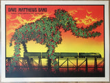 2022 Dave Matthews Band - Gorge I Silkscreen Concert Poster by Methane