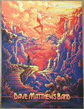 2022 Dave Matthews Band - Greenwood I Silkscreen Concert Poster by Dan Mumford