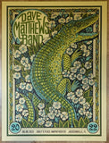 2022 Dave Matthews Band - Jacksonville I Silkscreen Concert Poster by Methane