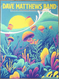 2022 Dave Matthews Band - West Palm II Silkscreen Concert Poster by Arno Kiss