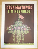2008 Dave Matthews & Tim Reynolds - Seattle Silkscreen Concert Poster by Methane