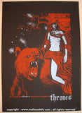 2008 The Thrones - Supersonic Festival Concert Poster by Malleus