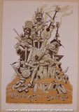 2004 Kings of Leon Silkscreen Concert Poster by Guy Burwell