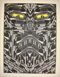 2009 The Dead Weather - London Concert Poster by Rob Jones