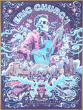 2022 Eric Church - Detroit Blue Variant Silkscreen Concert Poster by Miles Tsang