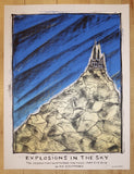 2016 Explosions In The Sky - San Diego Silkscreen Concert Poster by Dan Grzeca