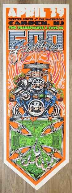 2003 Foo Fighters - Camden Silkscreen Concert Poster by Jeral Tidwell