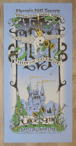 2006 Hem & Ollabelle - Louisville Silkscreen Concert Poster by Jeral Tidwell