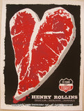 2006 Henry Rollins Silkscreen Concert Poster by Todd Slater