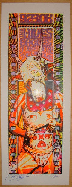2008 The Hives w/ EODM - San Francisco Silkscreen Concert Poster by Ron Donovan