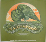 2008 Init Fest - Silkscreen Concert Poster by Aaron Horkey