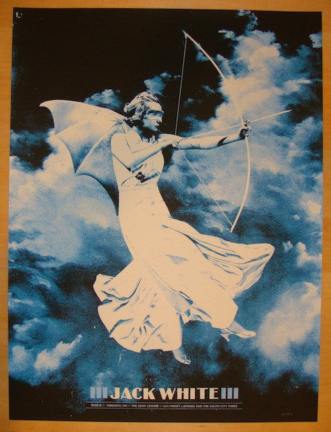 2012 Jack White - Toronto I Concert Poster by the Silent Giants