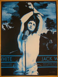 2012 Jack White - Tulsa Silkscreen Concert Poster by Rob Jones