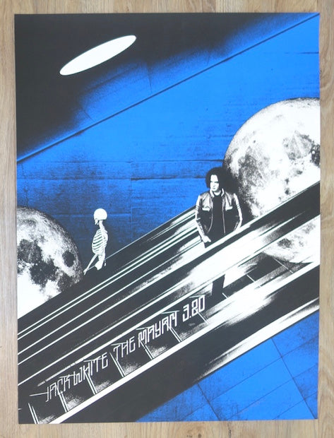 2018 Jack White - Los Angeles Silkscreen Concert Poster by Rob Jones