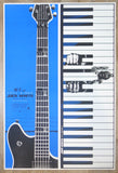 2018 Jack White - Houston Uncut Silkscreen Concert Poster by Silent Giants