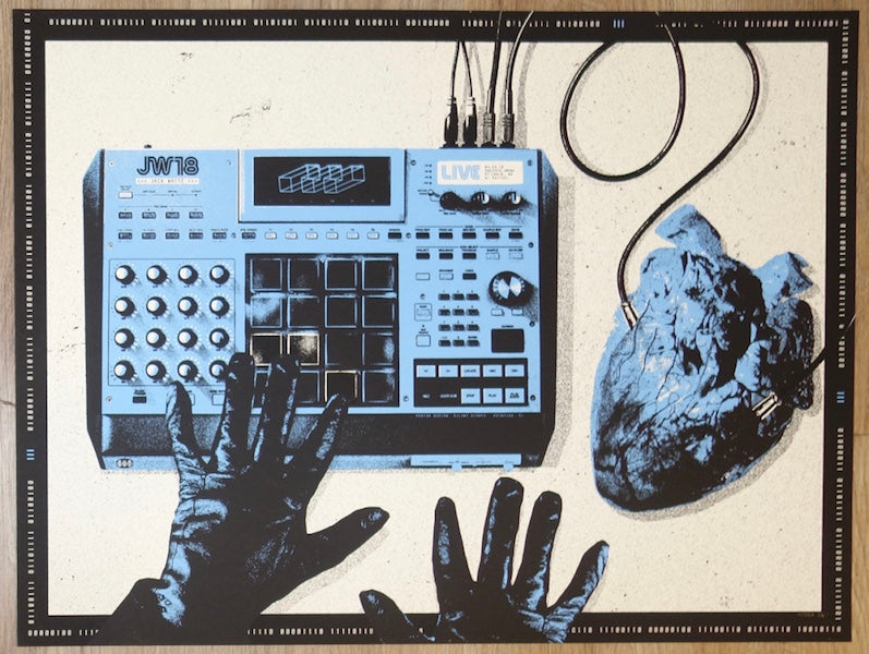 2018 Jack White - St. Louis Silkscreen Concert Poster by Silent Giants