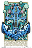 2007 Jam Cruise V Silkscreen Concert Poster - Jeff Wood