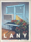 2019 LANY - Los Angeles Silkscreen Concert Poster by Justin Santora