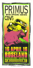 1996 Primus w/ Cows Concert Handbill by Mark Arminski (MA-9612)
