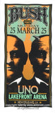 1997 Bush NOLA poster by Mark Arminski (MA-9706)