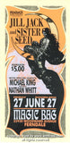 1997 Jill Jack Silkscreen Concert Handbill by Arminski (MA-9717)