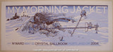 2004 My Morning Jacket Silkscreen Concert Poster by Guy Burwell