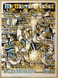 2015 My Morning Jacket - Chicago III Silkscreen Concert Poster by Guy Burwell