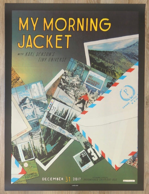 2017 My Morning Jacket - Broomfield III Silkscreen Concert Poster by Landland