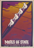 2006 Mates of State Silkscreen Concert Poster by Todd Slater