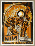2018 Nine Inch Nails - Las Vegas II Silkscreen Concert Poster by Guy Burwell