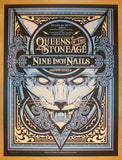 2014 Nine Inch Nails - Christchurch Concert Poster by Hydro74