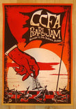 2006 Pearl Jam CCFA Silkscreen Concert Poster by Todd Slater
