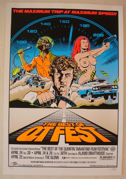 2006 "Best of QT Fest" - Silkscreen Movie Poster by Stainboy