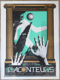 2019 The Raconteurs - Los Angeles Silkscreen Concert Poster by John Knoerl
