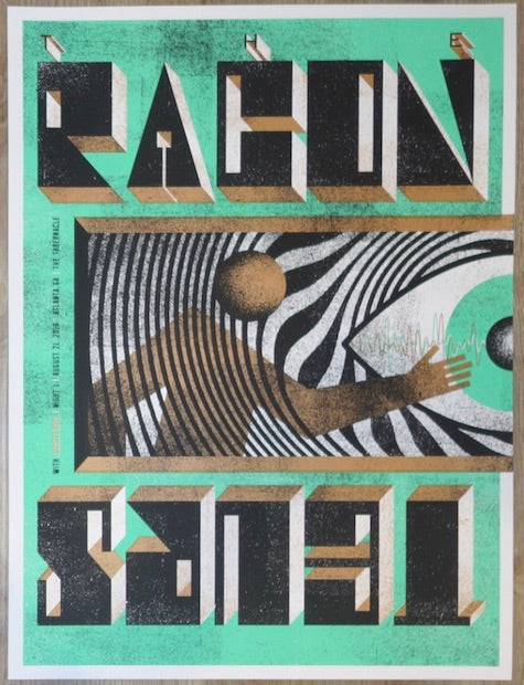2019 The Raconteurs - Atlanta I Silkscreen Concert Poster by John Knoerl