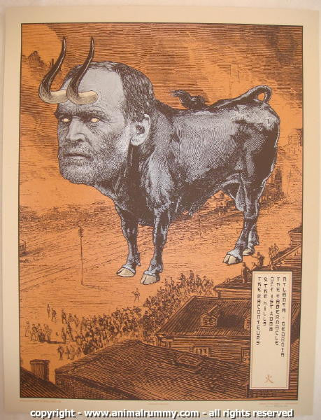 2008 The Raconteurs - Atlanta Silkscreen Concert Poster by Rob Jones