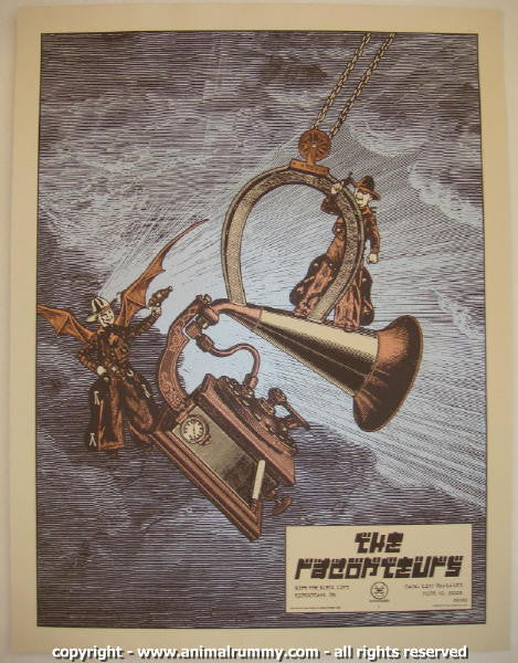 2008 The Raconteurs - Cincinnati Silkscreen Concert Poster by Rob Jones