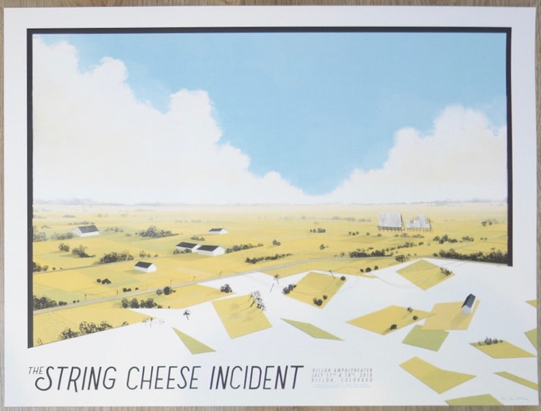 2018 String Cheese Incident - Dillon Silkscreen Concert Poster by Justin Santora