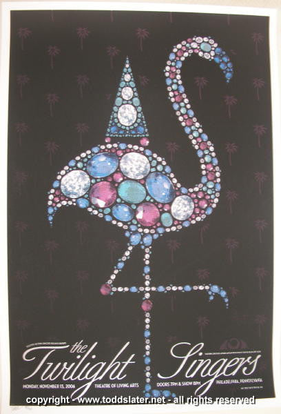 2006 Twilight Singers - Philadelphia Silkscreen Concert Poster by Todd Slater