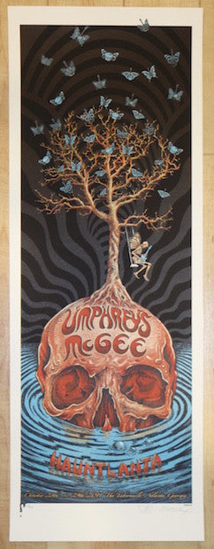 2011 Umphrey's McGee - Atlanta Silkscreen Concert Poster by Emek