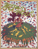 2016 Umphrey's McGee - Augusta Silkscreen Concert Poster by James Flames