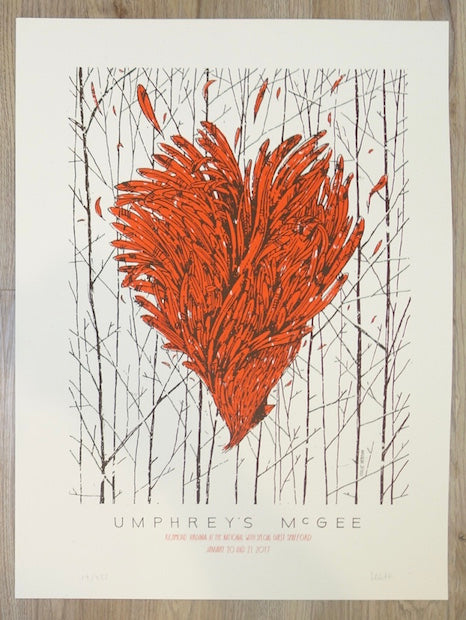 2017 Umphrey's McGee - Richmond Silkscreen Concert Poster by Leslie Herman